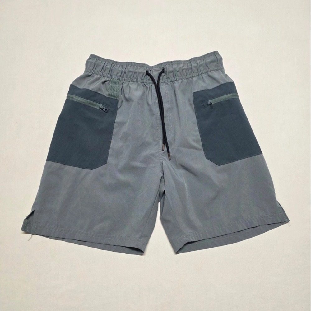 LEG3ND Discovery Men Gray Performance Hybrid Shorts Size Small Pockets Linerless